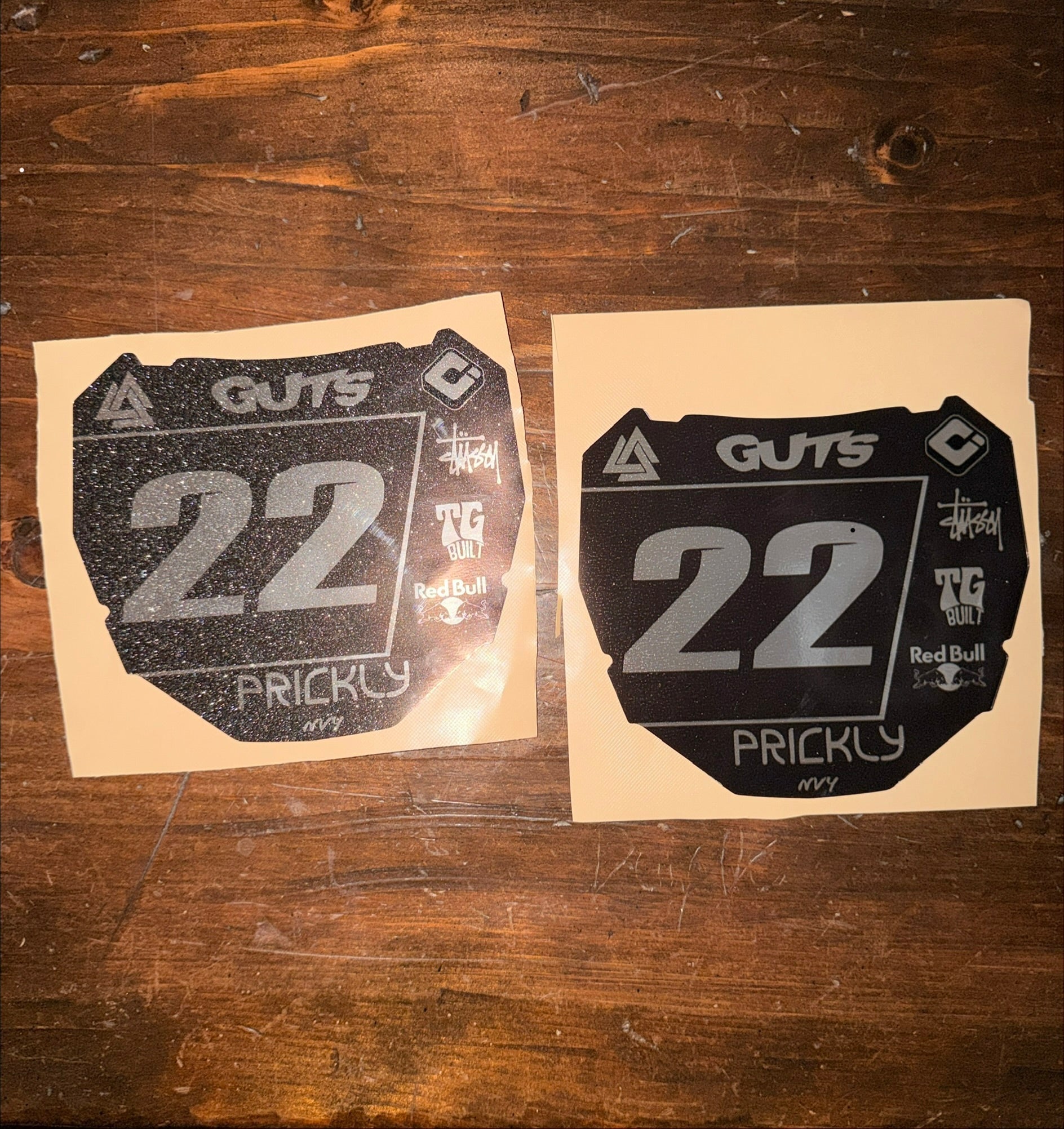 plate decal